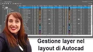 Gestione layer nel layout di Autocad