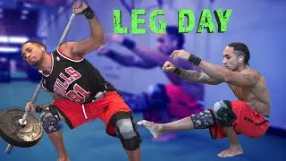 Steinborn squat technique  ,full leg day routine, mobility training, middle splits, pistol squats
