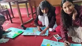 Drawing competition in BSPM COLLEGE
