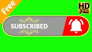 Best YouTube Subscribe Button Green Screen ।। No Copyright #habibur_rahman