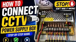 CCTV POWER SUPPLY CONNECTION