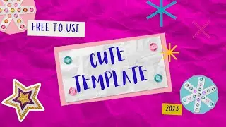 Cute Pink Yellow Tempalte