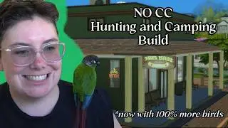 Sims 4 No CC Stranger Things Hunting and Camping Build