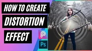 How to create distortion wave effect in Picsart | Tutorial by DLC