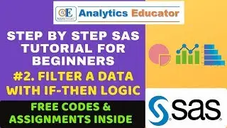 SAS Tutorial [Filter a Data with If Then logic]
