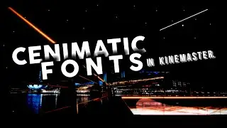 CINEMATIC TEXT REVEAL IN KINEMASTER ||Tutorial 2021||
