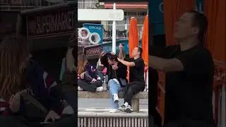 Пранк стрижка на улице 