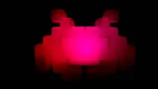 Space Invaders 8 Inch High Colour Changing Mood Lamp