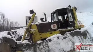 How to install a Bosch Rexroth tandem hydraulic pump on a DST URAL bulldozer