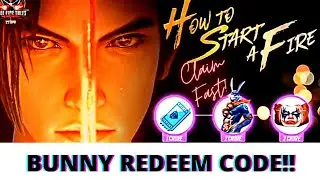 FREEFIRE BUNNY BUNDLE  REDEEM CODE ❤️ CLAIM IT FAST 🤗