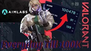 Aimlabs Everyday Until I hit 100K! ~Day 1~