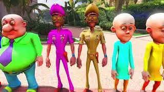 Motu Patlu And Little Singham Playing Hide And Seek With Chingam Sir In Gta 5