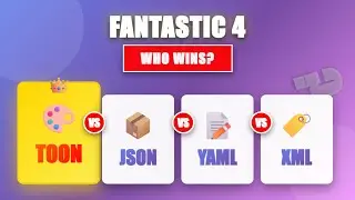 JSON vs TOON vs YAML vs XML — Which Data Format Rules the AI Era? (Fantastic 4 Breakdown)
