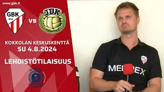 GBK - JBK su 4.8.2024 | Lehdistötilaisuus
