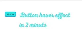 how to create button or its hover effect by using html css #html #css #coding
