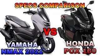 YAMAHA NMAX 2021 VS HONDA PCX 160 - specs comparison