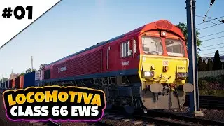 Driving and Maneuvering Class 66 EWS Locomotive - Train Sim World 3 PT-BR