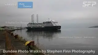 Timelapse of Azamara Quest arriving Dundee 16th July 2024