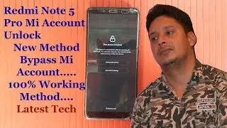 MI Note 5 Pro MI Account Bypass miui 10 or 11, Redmi Note 5 Pro Mi Cloud Remove