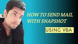 Automate Email From Excel || VBA Macro to Send Outlook Mail with Snapshot || Send Mail with Picture