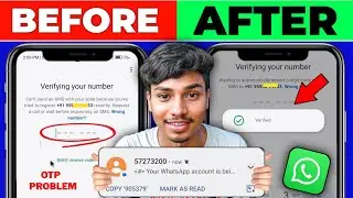 whatsapp verification code problem | Whatsapp otp not received whatsapp verification code problem