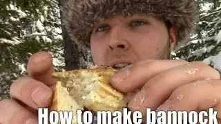 HOW TO MAKE BANNOCK - Recipe For 1 Person - Super Easy