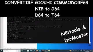 Convert Commodore 64 Games - NIB to G64 & D64 to T64 (PS2)