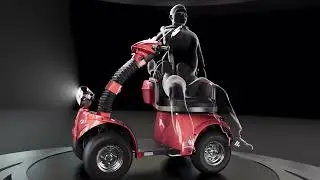 GIO Tron Mobility Scooter: Customizable Comfort on the go.