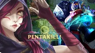 RYZE AND XAYAH PENTAKILL!!!