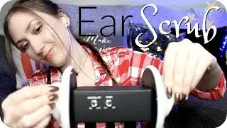 ASMR Textured Ear Massage (NO TALKING) Salt Scrub, Gel, Sugar & Sticky Syrup 🍭 For Sleep & Study