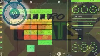 🔥Afro beat in 10 minutes on fl studio mobile #flm #tutorial