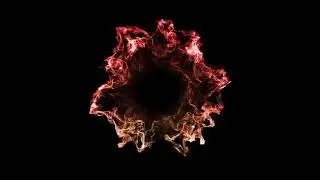 Red Shockwave VFX effect black screen