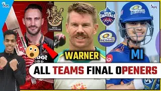 IPL 2022 ALL TEAMS OPENERS || IPL 2022 TEAM OPENERS || RCB OPENERS 2022 || OPENERS LIST || IPL 2022