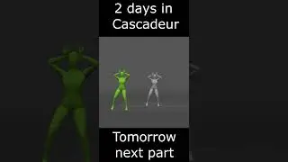 American Horror Show tribute / AHS dance in cascadeur #shorts #tribute  #gamedev #cascadeur