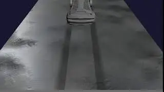 show traces in snow (unity, car example)