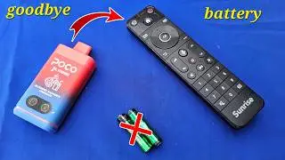 goodbye to remote control battery