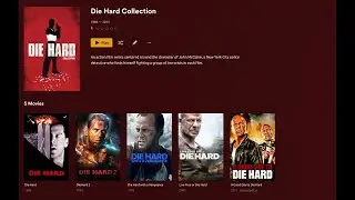 Plex: All Collection options for Phil with Die Hard as the example