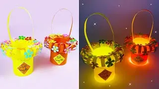Paper Lantern Diwali / How to make a Paper Lantern Diwali / Diwali Lantern at Home