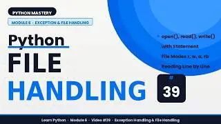 File Handling in Python with Exception Handling | Read & Write Files Safely
