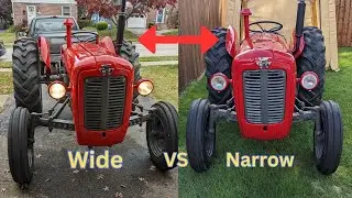 Massey Ferguson 35 Adjusting Wheel Spacing