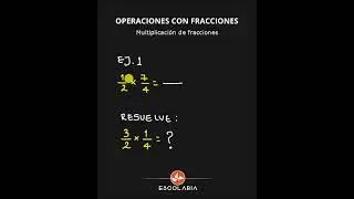 Multiplicación de fracciones | Operaciones con fracciones
