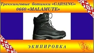 Trekking shoes  Winter «GARSING» 0660 «MALAMUTE»