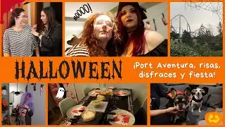 HALLOWEEN VLOG: Port Aventura, disfraces, perros y fiesta! | Christine Hug