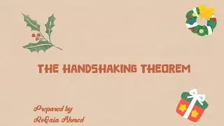Discrete - The handshaking theorem