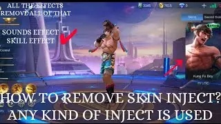 HOW TO REMOVE SKIN INJECT ANY KIND OF INJECT IS USED? PART2