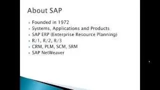 SAP PI - 01 - What is SAP