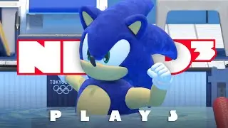 Drowning a Sonic Mascot in Olympic Games Tokyo 2020 | Nerd³ Plays