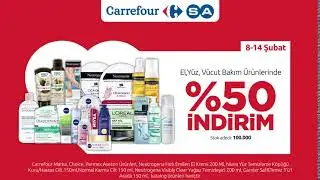 El,Yüz, Vücut Bakım Ürünlerinde %50 İndirim