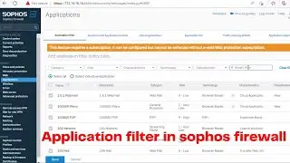 How to Create Application Filter Policy in Sophos XG Firewall in Hindi | Sophos XG Firewall