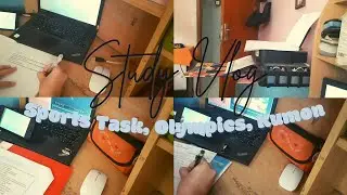 Study Vlog | Sport Task, Olympics, Kumon #studyvlogseries